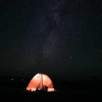 텐트 밖은 사막⛺️