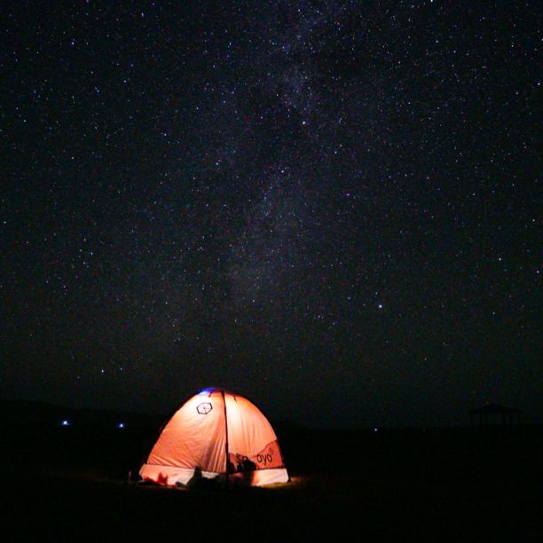 텐트 밖은 사막⛺️