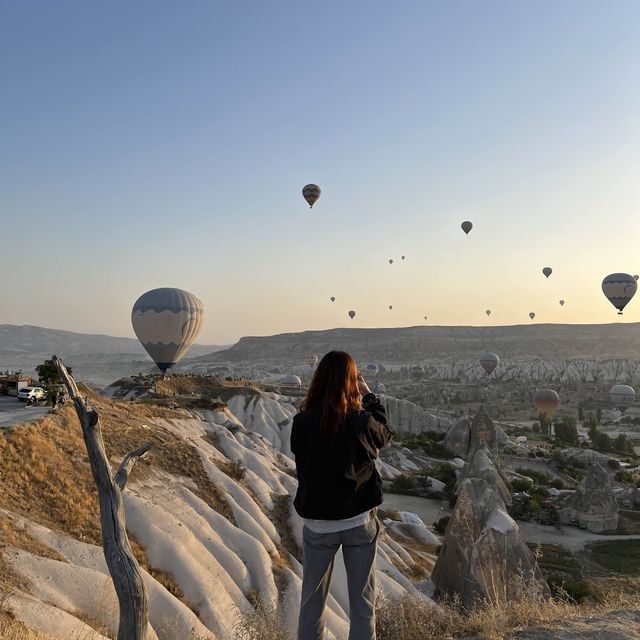 카파도키아에선 일출 시간보다 좀 더 일찍 기상하세요🙌🇹🇷