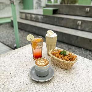 The rooftop cafe in Kemang is open until 12pm