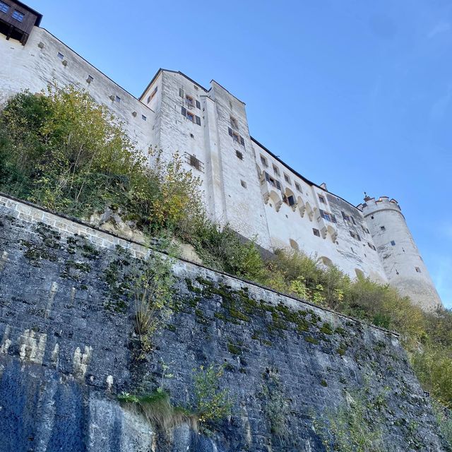 Going up to the Fortress Hohensalzburg 