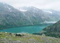 The hiking in Besseggen, Norway