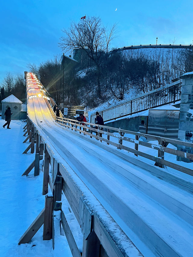 Winter fun in Quebec City.