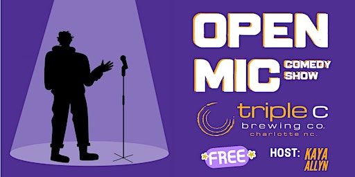 Comedy Open Mic (Charlotte) | Triple C Brewing Company