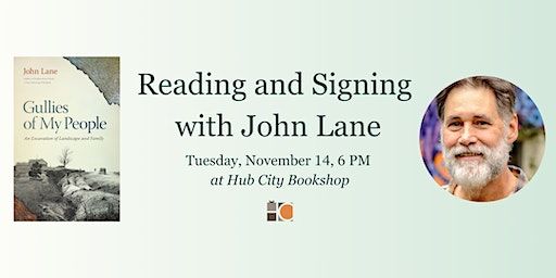 Reading and Signing with John Lane | Hub City Bookshop & Press, West Main Street, Spartanburg, SC, USA