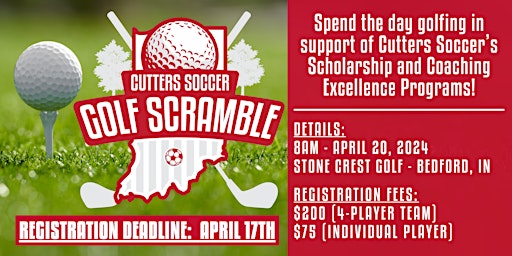 Cutters Soccer Golf Scramble 2024 | Stone Crest Golf Course