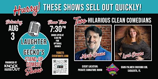 LAUGHTER at GECKOs (Private Signature Room) | Gecko’s Grill & Pub