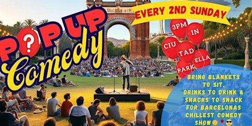 POP UP COMEDY: Open Air Comedy in Ciutadella Park | Ciutadella Park