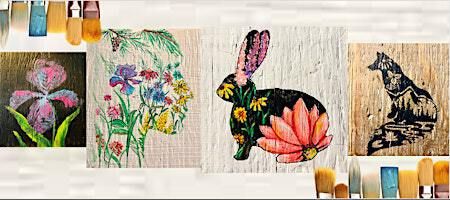 Wood Canvas Art Lesson at Albion Hills | Albion Hills Field Centre