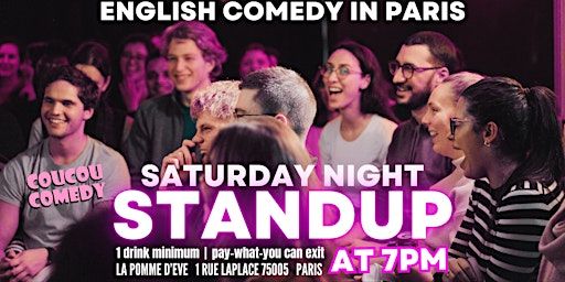 English Comedy in Paris - Saturday Night Stand Up | La Pomme D'eve