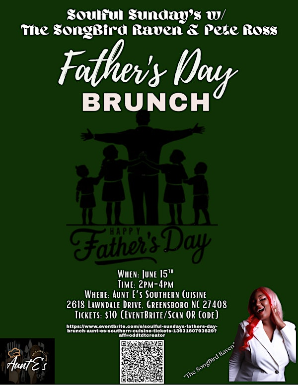 Soulful Sunday's: Father's Day Brunch @ Aunt E's Southern Cuisine | Aunt E’s Southern Cuisine