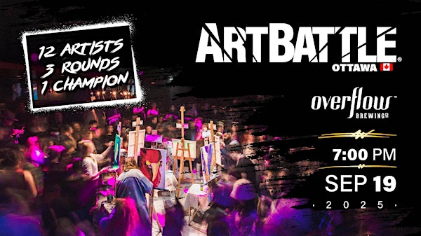 Art Battle Ottawa - September 19, 2025 | Overflow Brewing Company