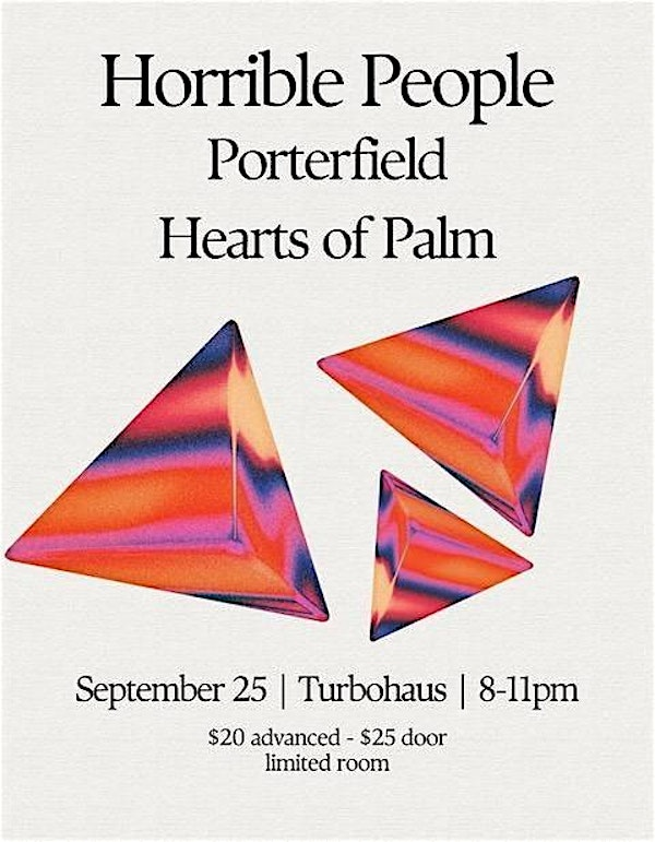 Horrible People live in Montreal with Porterfield and Hearts of Palm | Turbo Haüs