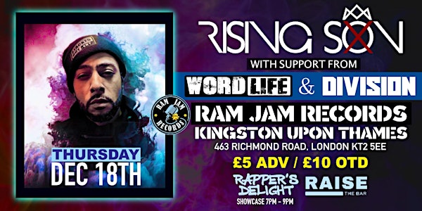 Rising Son Live at Ram Jam Records - Thursday 18th December | Ram Jam Records