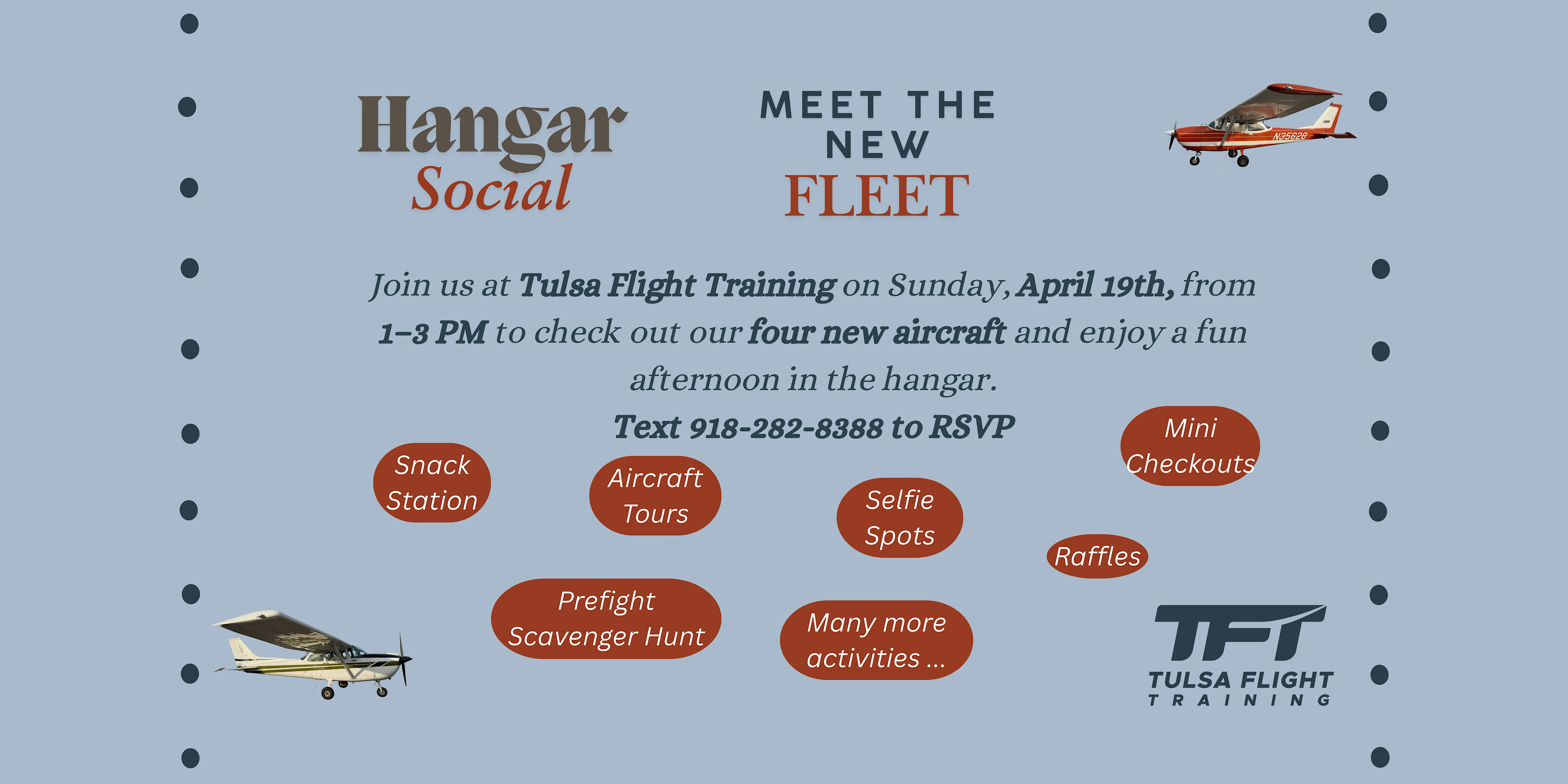 Hangar Social | Tulsa Flight Training