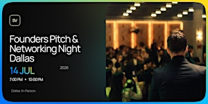 Founders Pitch & Networking Night  in    Dallas | HEXA Coworking