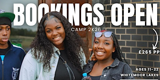 CAMP 2K26 | National Youth Camp | Whitemoor Lakes Centre