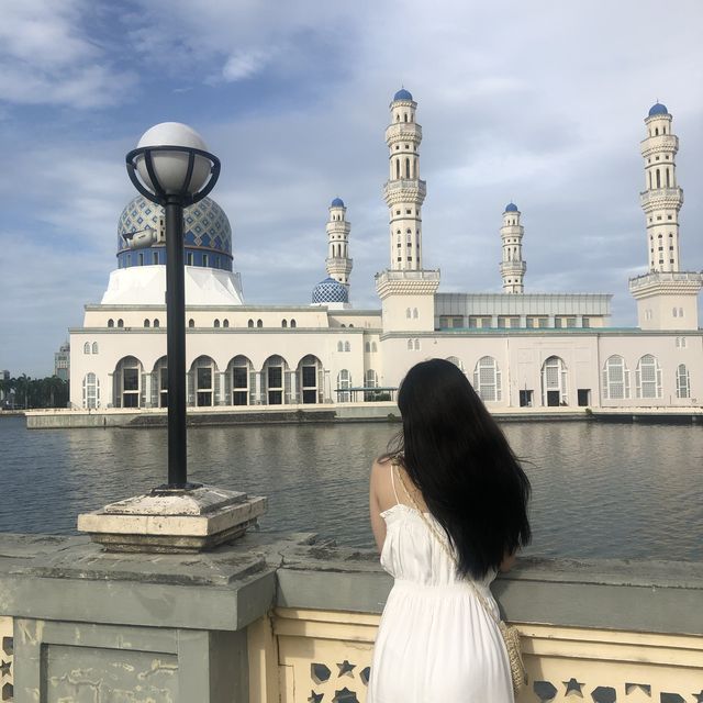코타키나발루의 시원한 블루모스크 💙