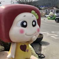 찐빵과 사진도 찍고 먹고 