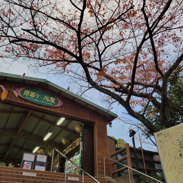 山頂的是星之駅｜摩耶山纜車
