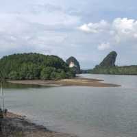 giant sculpture in Krabi Town 