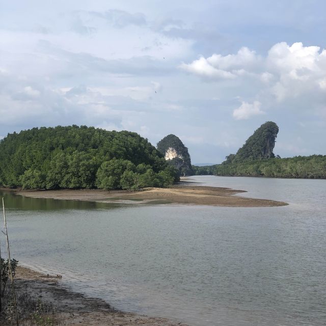 giant sculpture in Krabi Town 