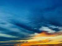Perfect sunset view