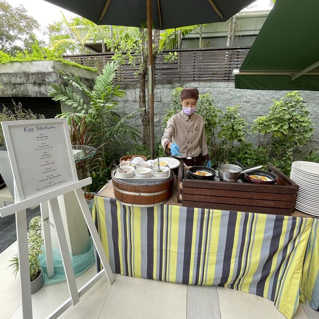 ห้องอาหารเช้า ที่ rest detail หัวหิน