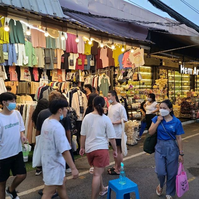 Energetic and intresting night market 