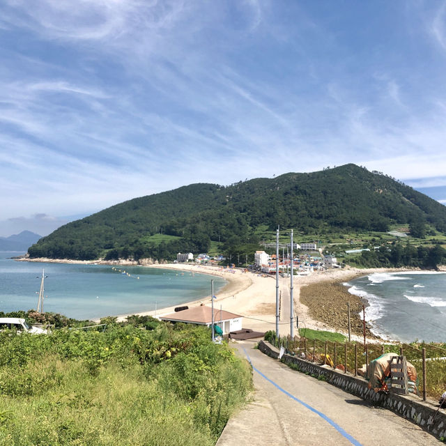 통영여행 "비진도 해수욕장" 예쁜 해외의 에메랄드 같은곳 💙💚