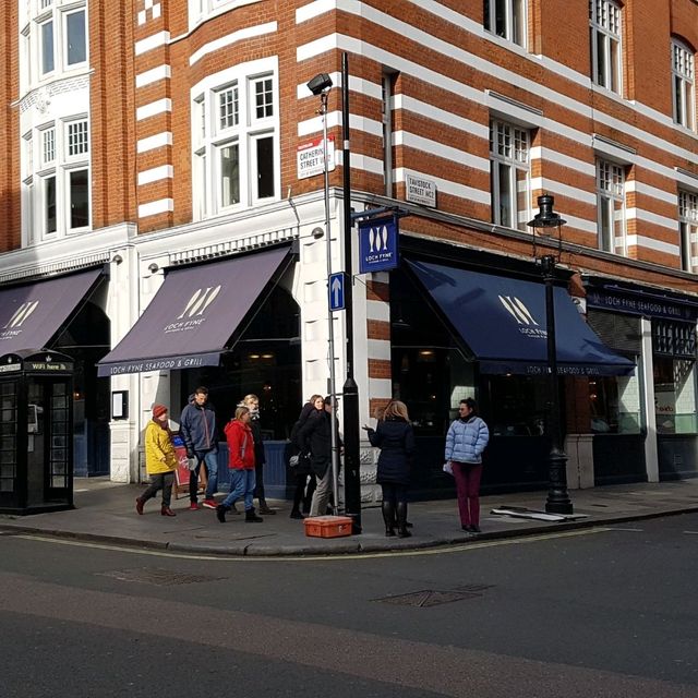 Seafood in London 