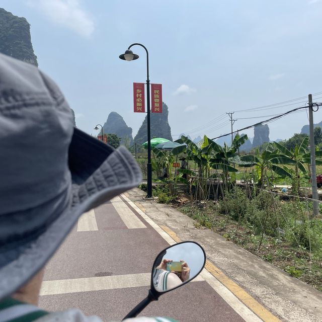Moon Hill, a short drive from Yangshuo