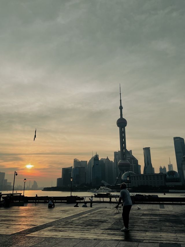 Incredible Lujiazui at Sunrise 🌅🌇