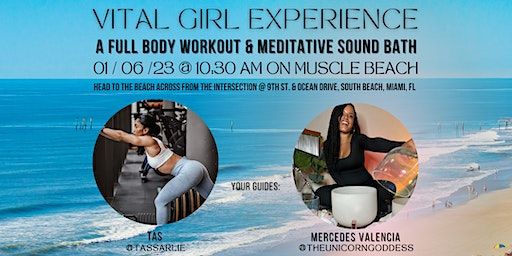 A Full Body Workout & Meditative Sound Bath in South Beach Miami by ViTal | Muscle Beach, South Beach