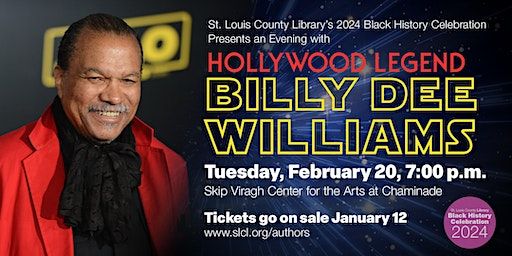 An Evening with Billy Dee Williams | Skip Viragh Center for the Arts at Chaminade