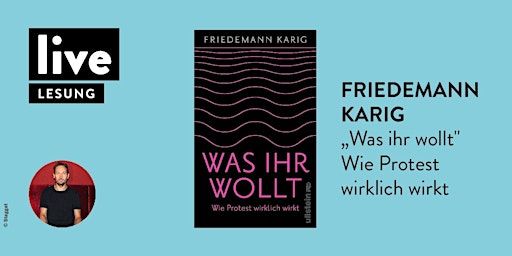 LESUNG: Friedemann Karig | Leipziger Buchmesse Messebuchhandlung