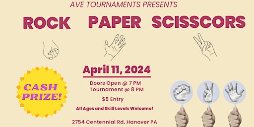 ROCK PAPER SCISSCORS TOURNAMENT | Audio & Visual Entertainment