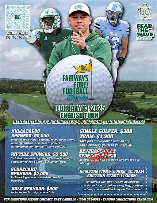 Fairways FORE! Football Classic | English Turn Golf & Country Club