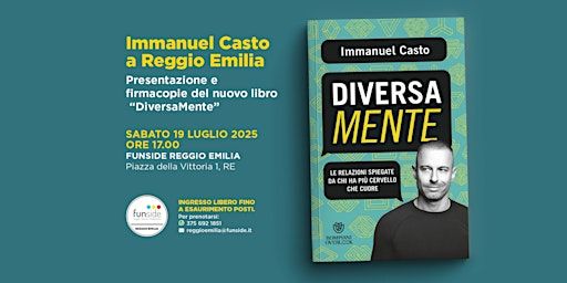 DiversaMente di Immanuel Casto - Presentazione e firmacopie | Funside Reggio Emilia