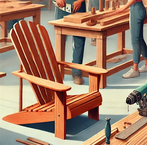 Woodworking Basics - Make your own Redwood Adirondack chair | Engineering Academy @ Oakland Technical High School, Broadway, Oakland, CA, USA