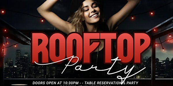 NYC ROOFTOP PARTY SATURDAY | Lost in Paradise Rooftop