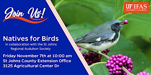 Native Plants for Birds | 3125 Agricultural Center Dr