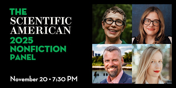 The Scientific American 2025 Nonfiction Panel | Greenlight Bookstore in Fort Greene