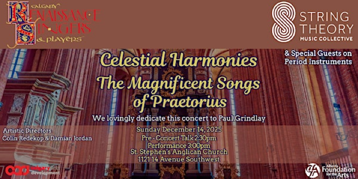 Celestial Harmonies: The Magnificent Songs of Praetorius. | St. Stephen's Anglican Church