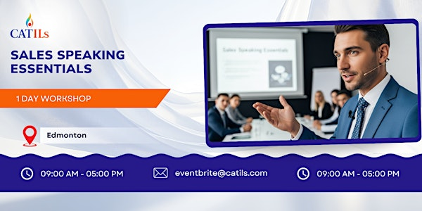 Sales Speaking Essentials: 1 Day Course in Edmonton | Regus AB, Edmonton - 98 Avenue