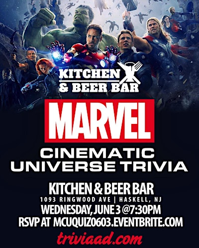 Marvel Cinematic Universe Trivia | Kitchen and Beer Bar