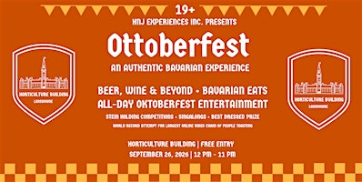 Ottoberfest - Free 19+ Ottawa Oktoberfest Event | Horticulture Building