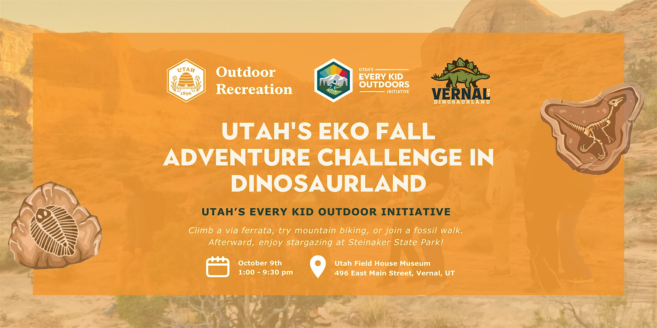 Utah's EKO Fall Adventure Challenge in Dinosaurland | Utah Field House of Natural History State Park Museum