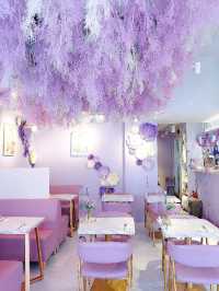 太子 | Purple Cafe | 紫色花主題咖啡店