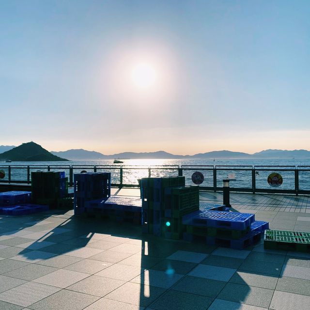 ［藝術裝置X日落海景］卑路乍灣海濱長廊